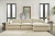 Benchcraft Elyza Linen 3-Piece Sectional with LAF Chair / RAF Chaise