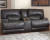 Ashley McCaskill Gray Power Reclining Loveseat with Console