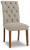 Ashley Harvina Beige Dining Chair (Set of 2)