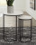 Ashley Briarsboro White Black Accent Table (Set of 2)