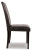 Ashley Kimonte Dark Brown Dining Chair (Set of 2)