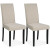 Ashley Kimonte Dark Brown Beige Dining Chair (Set of 2)