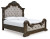 Ashley Maylee Dark Brown California King Upholstered Bed