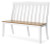 Ashley Ashbryn White Natural Dining Double Chair