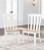 Ashley Ashbryn White Natural Dining Chair (Set of 2)