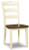 Ashley Woodanville Cream Brown Dining Chair (Set of 2)