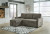 Ashley Kerle Charcoal 2-Piece Sectional with Pop Up Bed