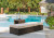 Ashley Coastline Bay Brown Outdoor Chaise Lounge with Cushion