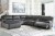 Ashley Clonmel Charcoal 6-Piece Reclining Sectional