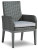 Ashley Elite Park Gray Arm Chair with Cushion (Set of 2)