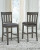 Ashley Hallanden Two-tone Gray Counter Height Bar Stool (Set of 2)