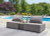 Ashley Bree Zee Brown 3-Piece Outdoor Sectional