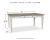 Ashley Skempton White Light Brown Dining Table