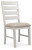 Ashley Skempton White Light Brown Dining Chair (Set of 2)