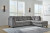 Ashley Marleton Gray 2-Piece Sectional with Chaise 55305/17/66