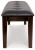 Ashley Haddigan Dark Brown Dining Bench