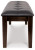Ashley Haddigan Dark Brown Dining Bench