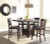 Ashley Haddigan Dark Brown Counter Height Dining Extension Table