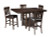 Ashley Haddigan Dark Brown Counter Height Dining Extension Table