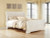 Ashley Willowton Whitewash King Sleigh Bed