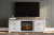 Ashley Willowton Whitewash 72" TV Stand with Electric Fireplace W100/101/W267/168