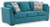 Ashley Keerwick Teal Sofa