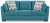 Ashley Keerwick Teal Sofa