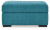 Ashley Keerwick Teal Ottoman