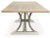 Benchcraft Shaybrock Antique White Brown Dining Extension Table