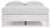 Ashley Shawburn Whitewash Queen Platform Bed