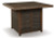 Ashley Paradise Trail Medium Brown Bar Table with Fire Pit