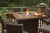 Ashley Paradise Trail Medium Brown Bar Table with Fire Pit