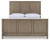 Ashley Chrestner Gray Queen Panel Bed