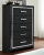 Ashley Kaydell Black Chest of Drawers