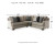 Ashley Bovarian Stone 2-Piece Sectional  Right Arm