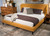 Ashley Maloken Mustard California King Upholstered Bed