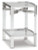 Ashley Chaseton Clear Silver Finish Accent Table