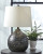 Ashley Maire Black Gold Finish Table Lamp