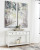 Ashley Kanwyn Whitewash Sofa Table