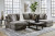 Ashley OPhannon Putty 2-Piece Sectional with LAF Corner Chaise / RAF Sofa Chaise