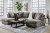 Ashley OPhannon Putty 2-Piece Sectional with LAF Corner Chaise / RAF Sofa Chaise