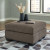 Ashley Mahoney Chocolate Oversized Accent Ottoman