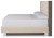 Ashley Anibecca Weathered Gray King Upholstered Bed