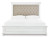 Benchcraft Kanwyn Whitewash California King Panel Bed