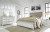 Benchcraft Kanwyn Whitewash California King Upholstered Panel Bed