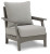 Ashley Visola Gray Lounge Chair with Cushion (Set of 2)