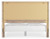 Ashley Senniberg Light Brown King Two Light Panel Bed