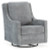 Ashley Kambria Frost Swivel Glider Accent Chair