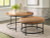 Ashley Drezmoore Light Brown Black Nesting Coffee Table (Set of 2)