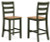 Ashley Gesthaven Natural Green Counter Height Barstool (Set of 2)